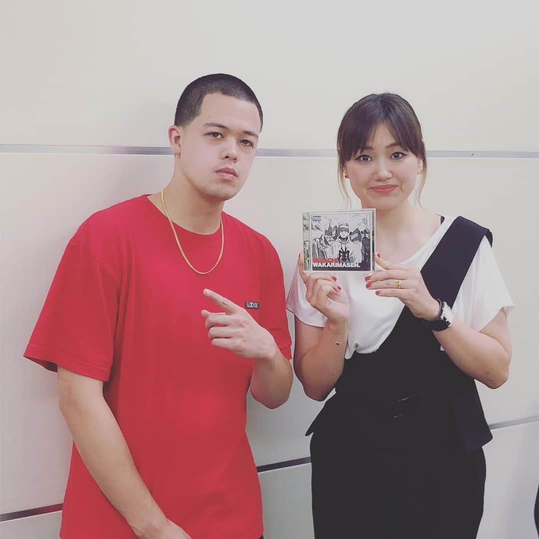 のインスタグラム：「今夜11時からの KBCラジオ「音楽の時間」 ゲストにMIYACHIお迎えします！ いま、日本、いや世界で話題のMIYACHIが福岡に‼️ 私の娘もファンで大興奮😍 たーっぷりお話伺います😊 ぜひお聞き下さい😊 #miyachi #音楽の時間 #kbcラジオ」