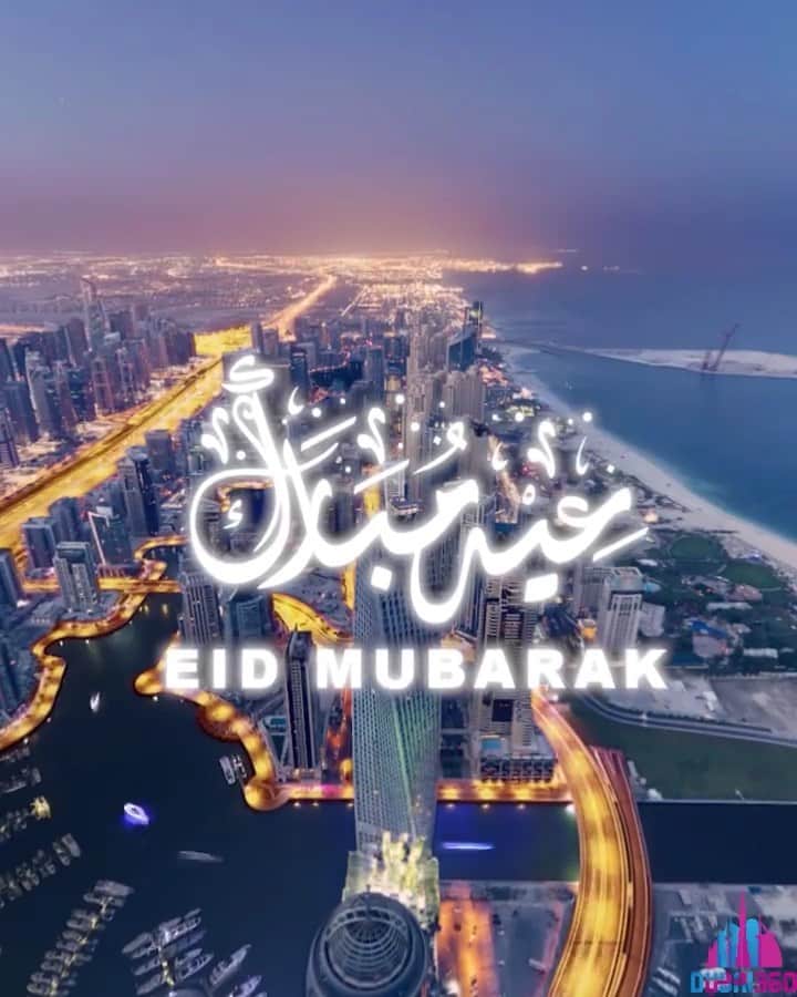 ドバイのインスタグラム：「Eid Mubarak عيد مبارك #Dubai #دبي 📷:@dubai_360」