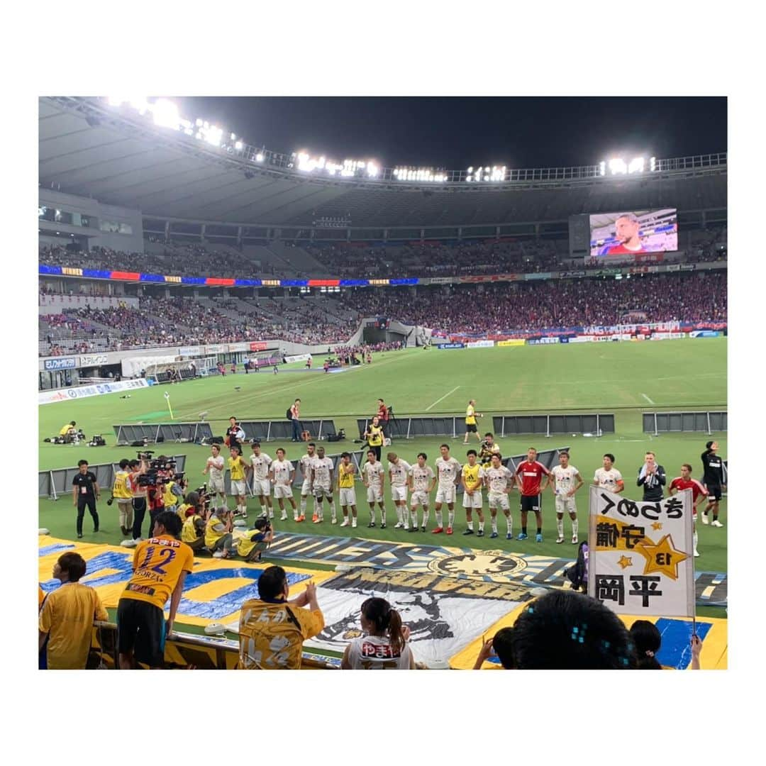 峰麻美さんのインスタグラム写真 - (峰麻美Instagram)「2019.8.10 vsFC東京  #soccer #football #jleague #j1 #vegalta #fctokyo #サッカー #jリーグ #ベガルタ仙台 #fc東京 #サッカー好き女子 #ベガサポ #東京ドロンパ」8月11日 22時48分 - asaaaaami.0702