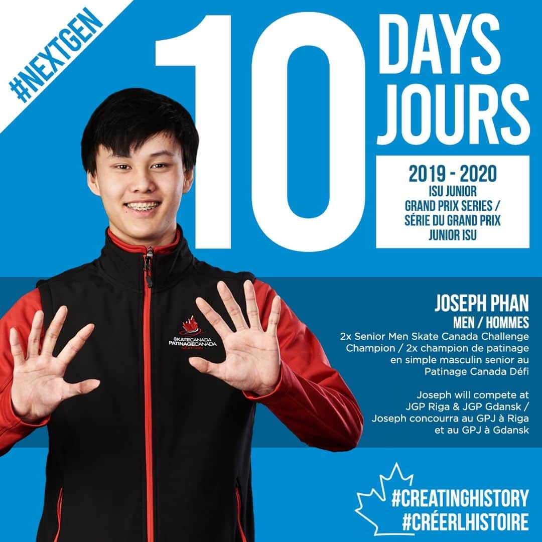 Skate Canadaさんのインスタグラム写真 - (Skate CanadaInstagram)「The countdown to the 2019-2020 #JGPFigure season has begun! Our #NextGen athletes are ready to⛸ in 🔟 days! // Le compte à rebours du #GPJpatinageartistique pour 2019-2020 a commencé! Nos athlètes de la #prochainegénération ⛸ dans 🔟 jours!  More info / Plus d’info ➡️ https://bit.ly/2YMmgQv #FigureSkating #Patinageartistique #CreatingHistory #Créerlhistoire」8月11日 23時00分 - skate_canada