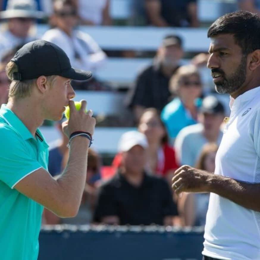 デニス・シャポバロフさんのインスタグラム写真 - (デニス・シャポバロフInstagram)「Great week with @rohanbopanna0403 making semis of @couperogers. Can’t wait to keep killing it with you 💪🏼🙏🏼」8月11日 23時06分 - denis.shapovalov