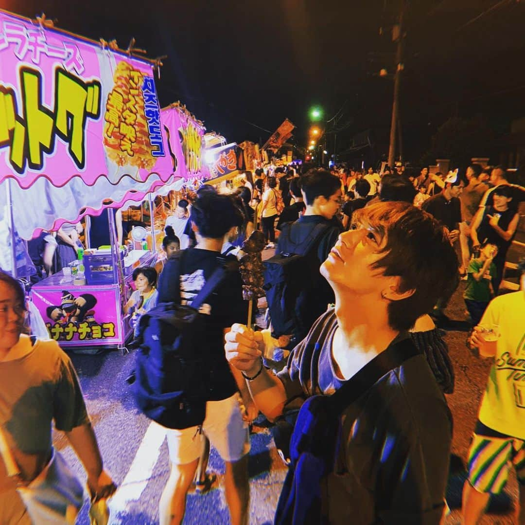 大倉士門さんのインスタグラム写真 - (大倉士門Instagram)「夏.祭り.屋台. ずっとこの季節やったらええのに。 東浦和の花火大会の屋台.」8月11日 23時10分 - shimonsmile