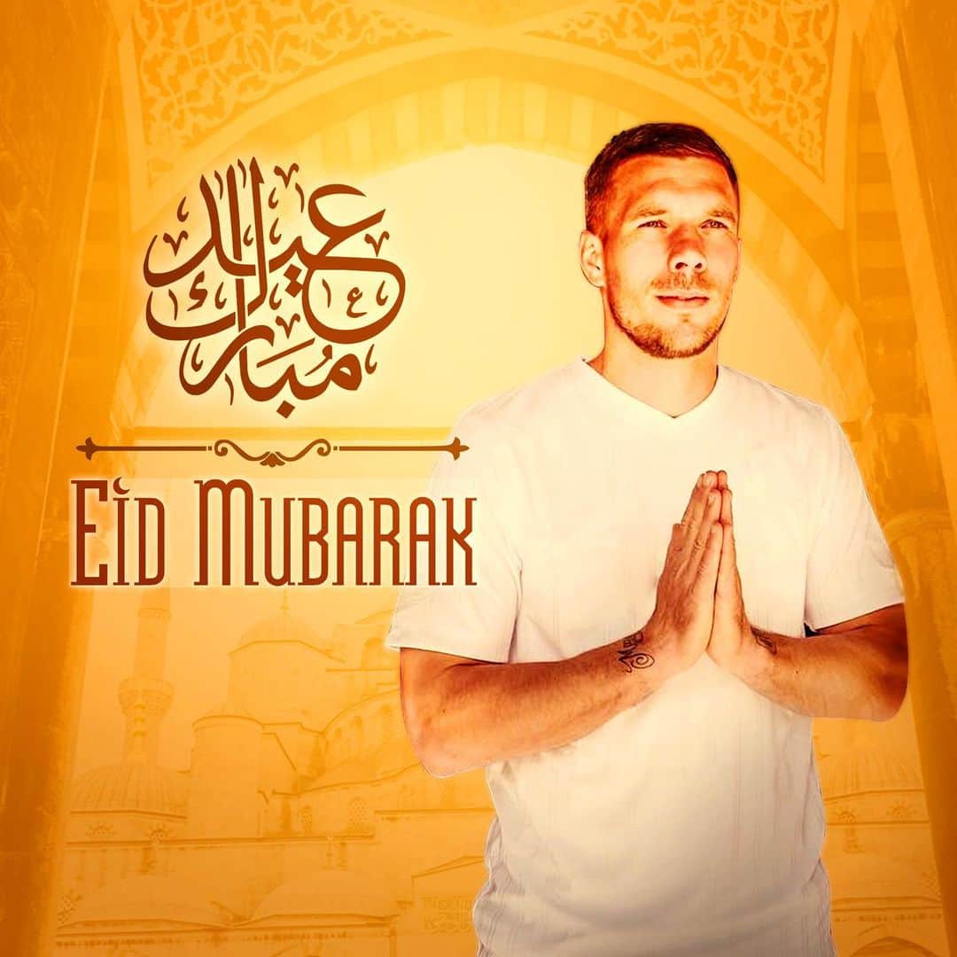 ルーカス・ポドルスキさんのインスタグラム写真 - (ルーカス・ポドルスキInstagram)「Wishing all my friends and fans a blessed Happy Eid Mubarak 🙏🏻 #EidMubarak」8月11日 23時40分 - lukaspodolski