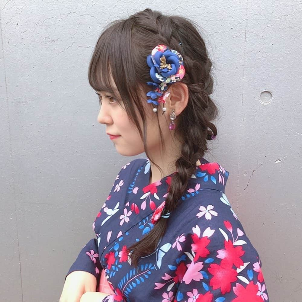 西川怜さんのインスタグラム写真 - (西川怜Instagram)「#オサレカンパニー さんに とーーーってもかわいくヘアアレンジしていただきました(*´ω｀*) ぜひ、浴衣着る際の参考に。。。✨ ・ ・ ・ #浴衣ヘアアレンジ#ラプンツェルヘア#ヘアアレンジ#浴衣#帯#へああれんじ」8月12日 0時04分 - rei_nishikawa_1025