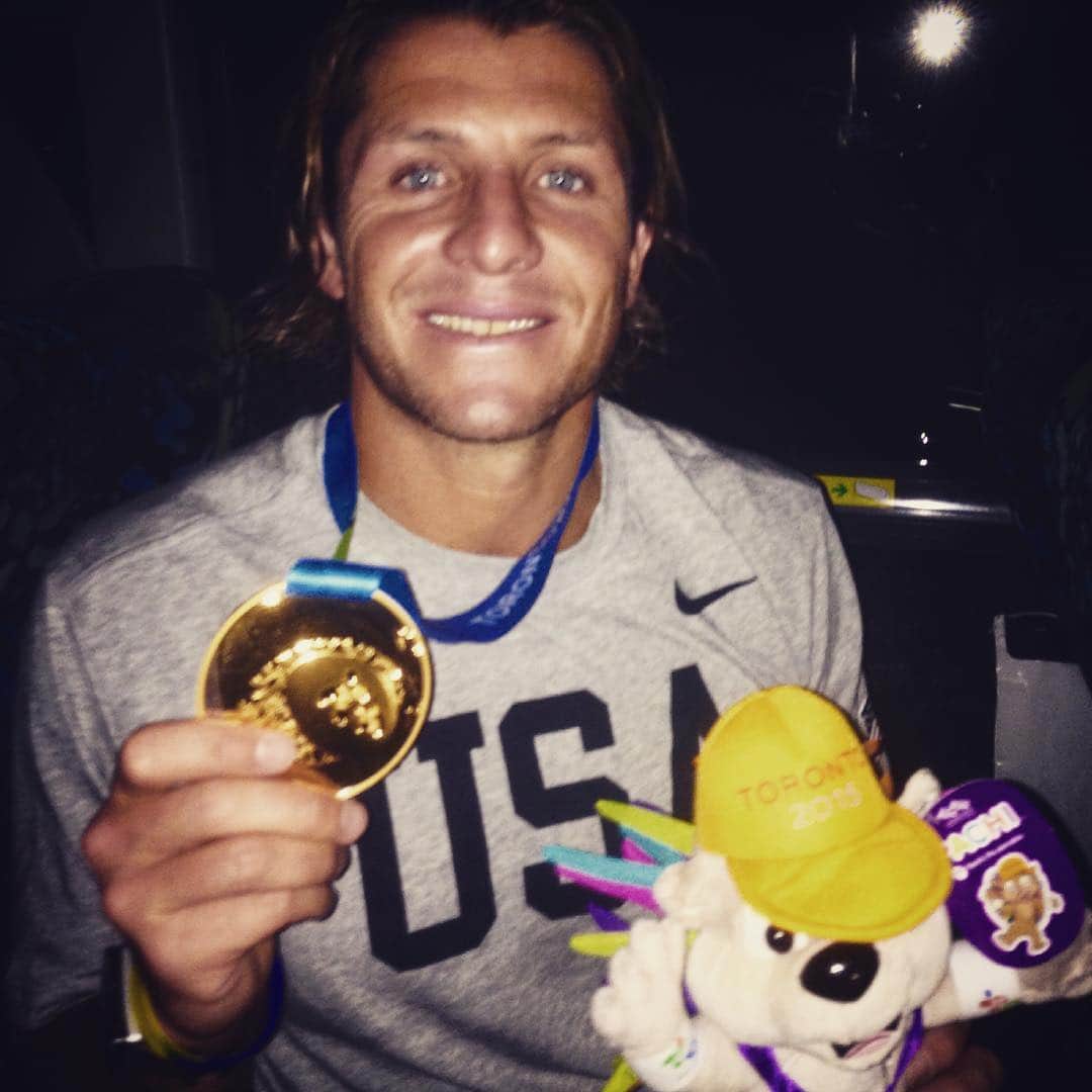 トニー・アゼベドのインスタグラム：「5 years ago I qualified for my fifth Olympic Games and won my fifth @panamsports Gold! Now I get the honor to represent all athletes and sports! @usawp @panamsports @teamusa #lima2019」
