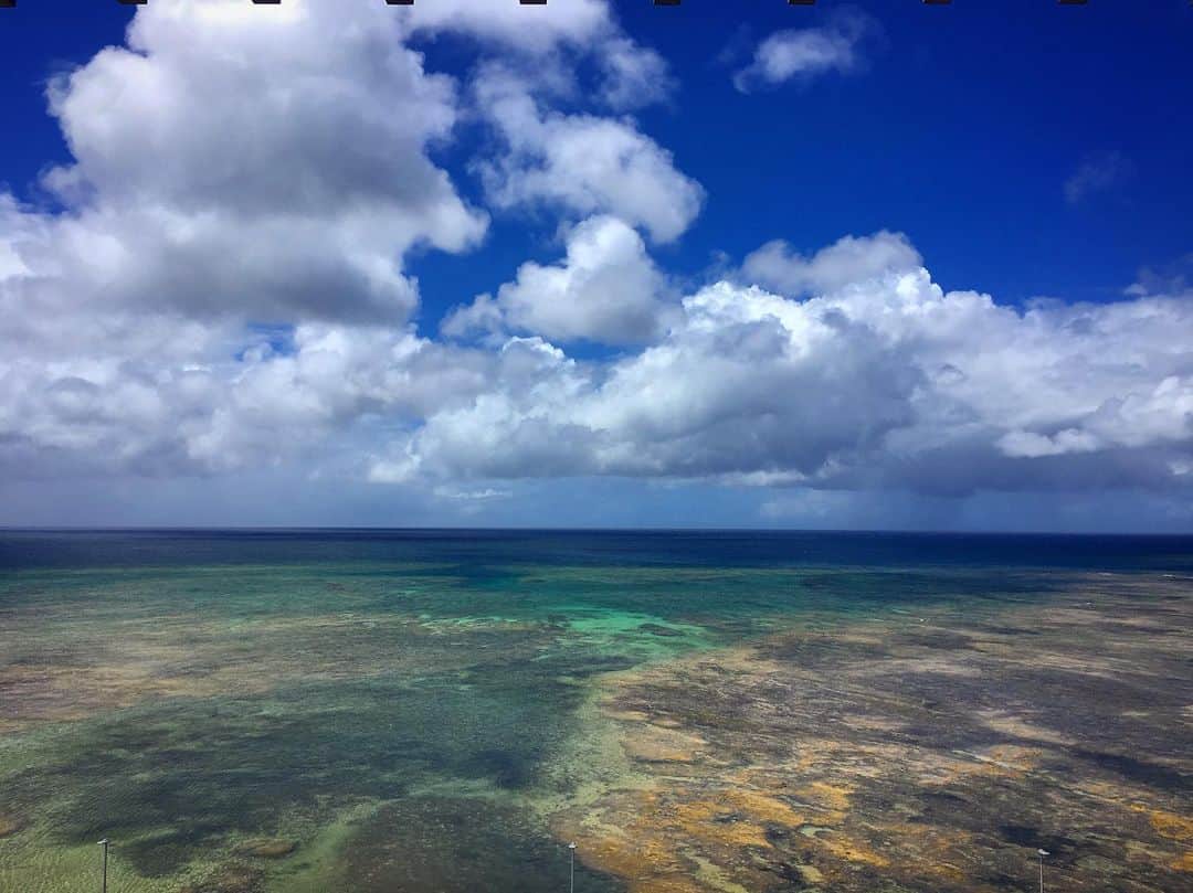 be-o編集部のインスタグラム：「今日もスッキリ綺麗な青空☀️ この素敵な景色、最近話題のあの建物の屋上からなんですよ( *´艸`)❤ @beo.okinawa  #beautyokinawa #beauty #okinawa #ビオ #おきなわ #フリーペーパー #freepaper #フリーマガジン #freemagazine  #浦添市  #パルコシティ #浦添パルコシティ #沖縄絶景」