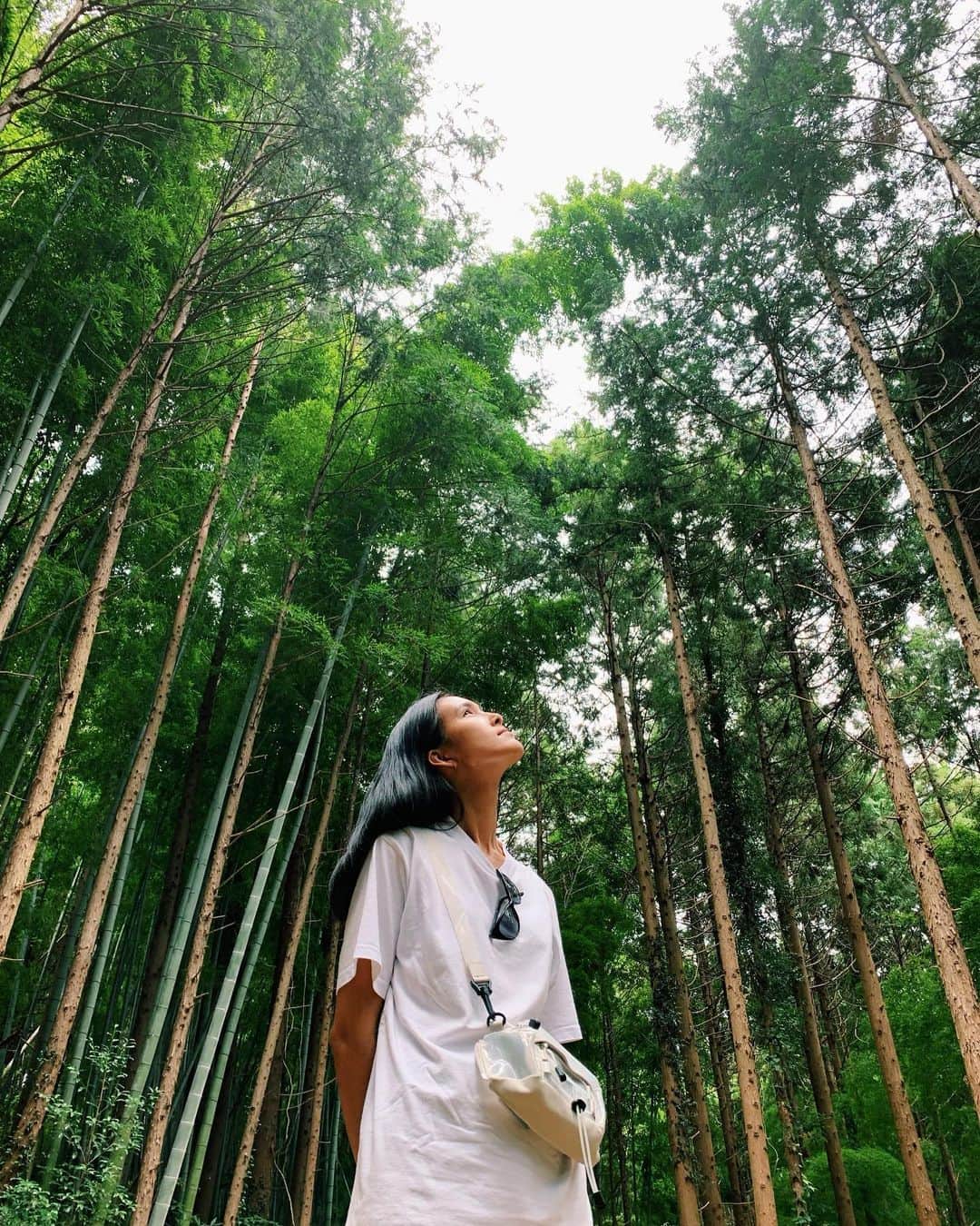 金原杏奈のインスタグラム：「Hello Japan! 暑さと湿気が凄いね🎌」