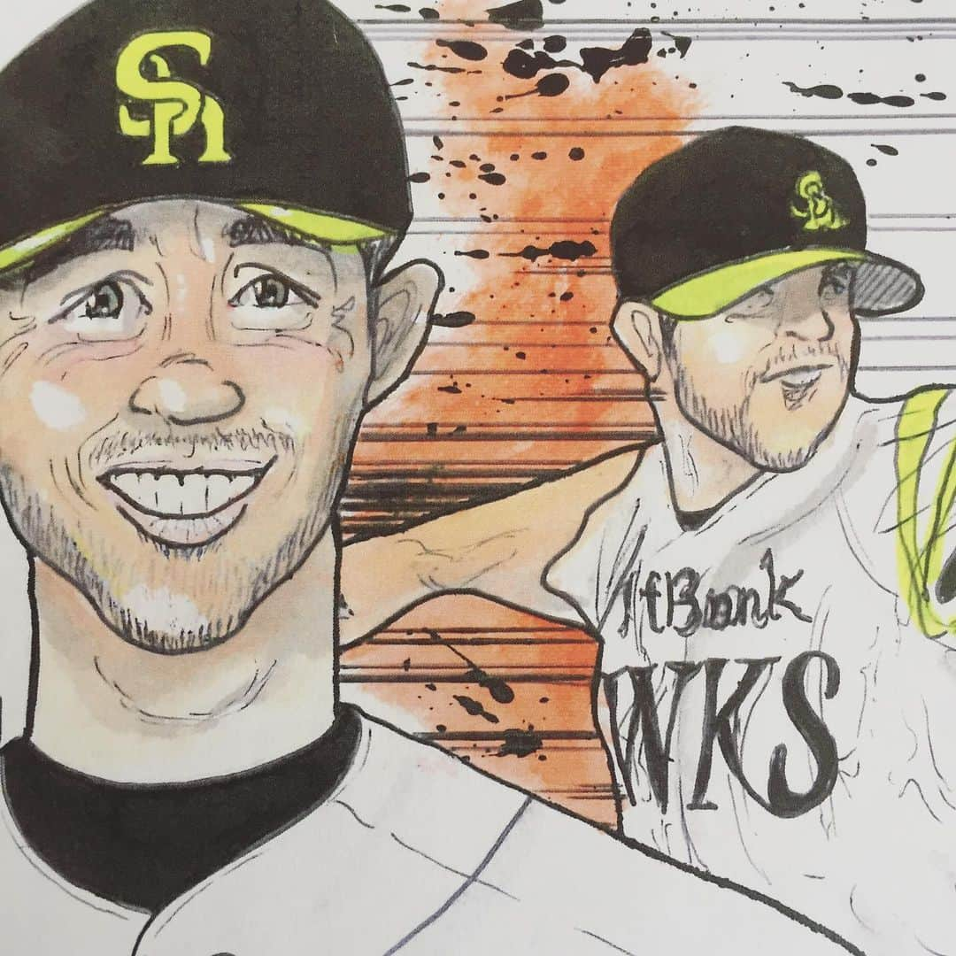 リック・バンデンハークさんのインスタグラム写真 - (リック・バンデンハークInstagram)「A collection of amazing art that I have received. Shout out to all the creative minds and thank you for the support.  #sbhawks #vandy44 #creativeminds #cartoon  #lookatthetounge  #バンデンハーク #ソフトバンクホークス」8月12日 10時39分 - rick_vdhurk