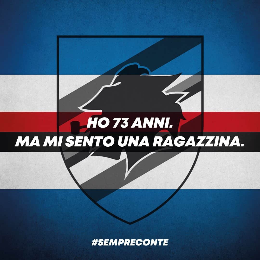 UCサンプドリアさんのインスタグラム写真 - (UCサンプドリアInstagram)「Buon compleanno, Unione Calcio #Sampdoria. 💙⚪️❤️🖤⚪️💙 #sempreconte dal 12 agosto 1946.」8月12日 7時00分 - sampdoria