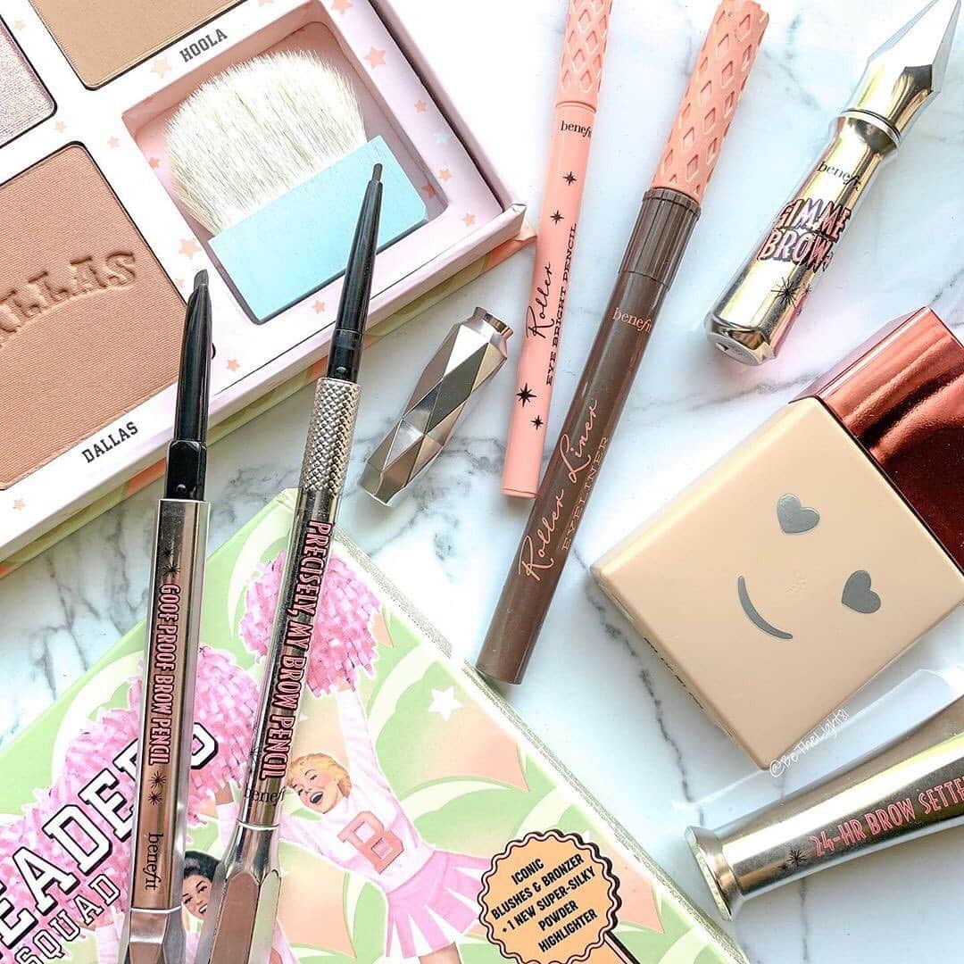Benefit Cosmeticsさんのインスタグラム写真 - (Benefit CosmeticsInstagram)「Today’s lineup 💅🏽Comment below with the name of the LAST #benefit product that you used! #regram @bethelight81」8月12日 8時42分 - benefitcosmetics