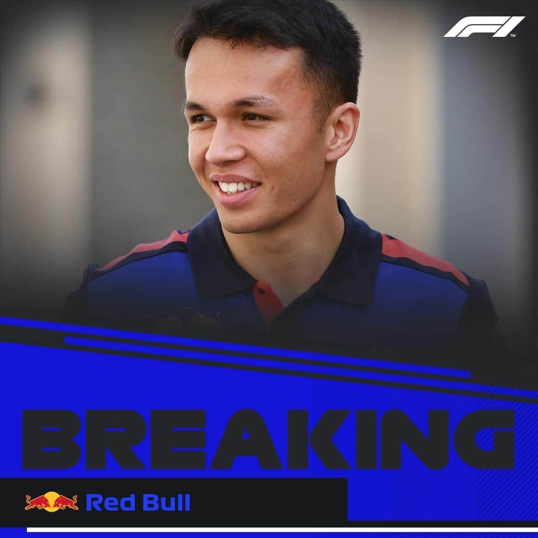 F1さんのインスタグラム写真 - (F1Instagram)「BREAKING: Alexander Albon moves up to @redbullracing! . He switches places with Pierre Gasly, who returns to Toro Rosso from Belgium onwards . #F1 #Formula1 #AlexAlbon #RedBull」8月12日 19時17分 - f1