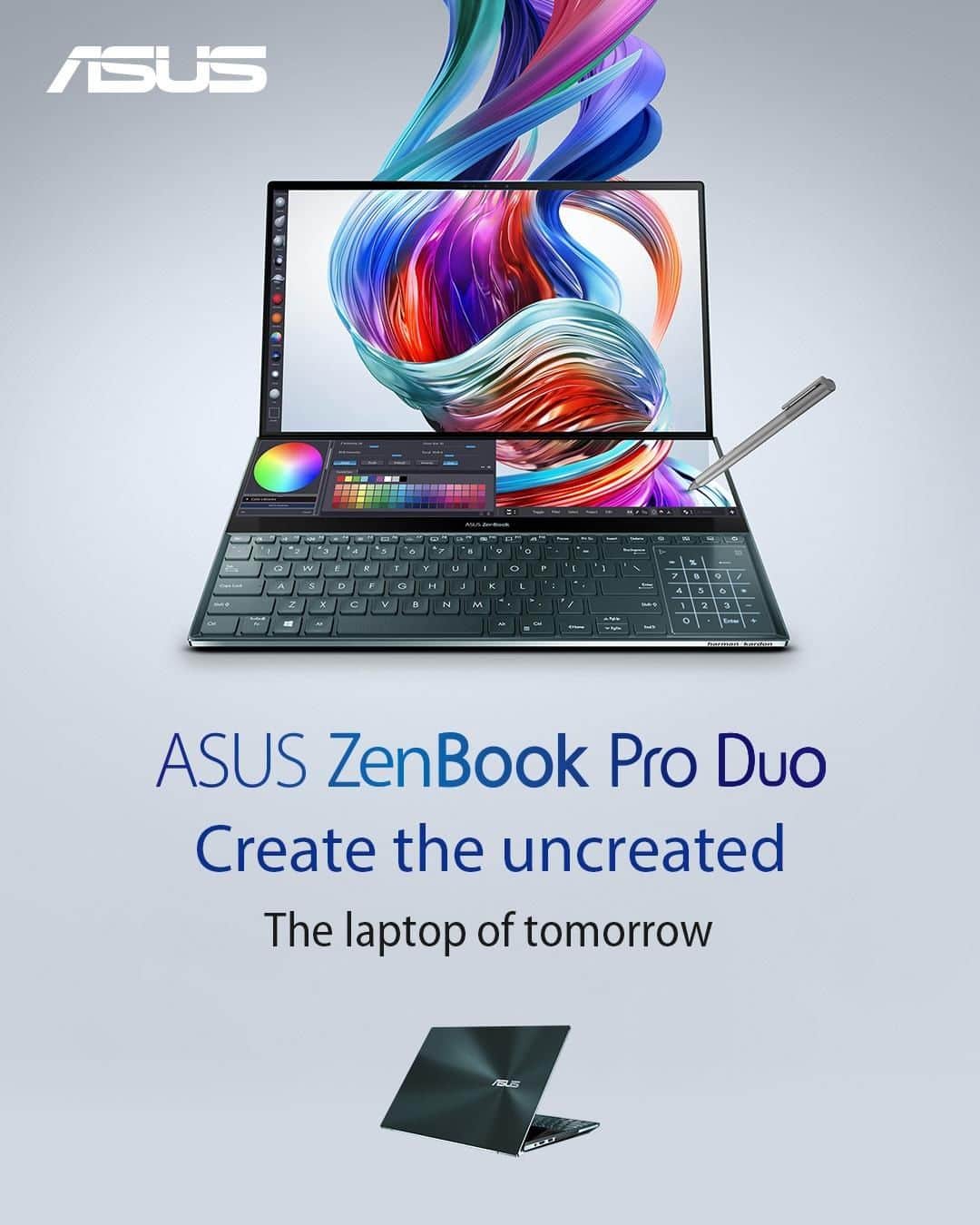 ASUSさんのインスタグラム写真 - (ASUSInstagram)「The time is now to #CreateTheUncreated with the #ZenBook Pro Duo. What would you create with this incredible device? #ASUS #laptops」8月12日 19時30分 - asus