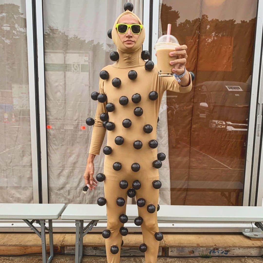 のインスタグラム：「コミケではなく、ロックフェスの衣装  #タピオカ #rijf2019」