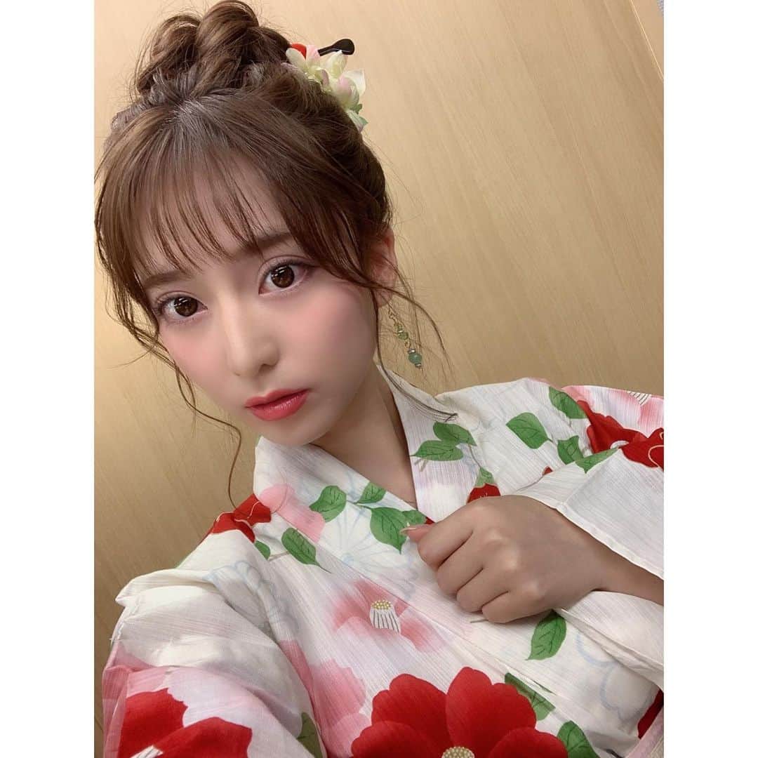 堀尾実咲のインスタグラム：「昨日の撮影会きてくれたみんなありがとう🥰  #浴衣 好評で嬉しかった👘」