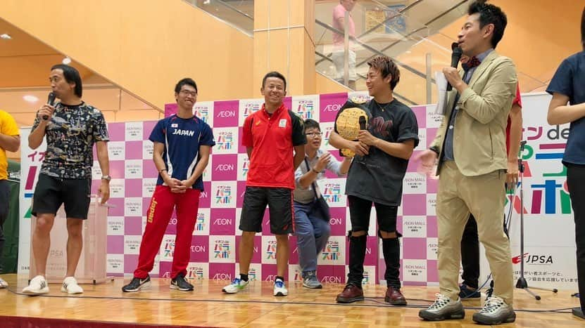 武尊さんのインスタグラム写真 - (武尊Instagram)「‪今日はイオンモール鳥取北でイベント！‬ ‪パラスポーツ体験も🏃‍♂️👶‬ ‪たくさんのご来場ありがとうございました！‬ ‪第2部は15時30分から！‬お待ちしています！！‬ ‪#イオンdeパラスポ #イオンモール鳥取北 #パラスポーツ」8月12日 14時36分 - k1takeru