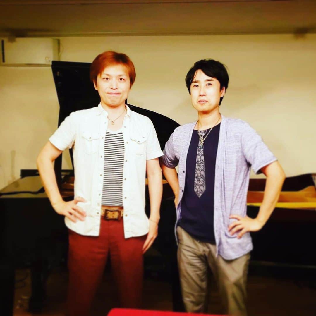 ただすけのインスタグラム：「そんな訳で、二台ピアノ@大塚GRECO終了！ 矢吹卓さん、めちゃめちゃ良かったはぁ。 またやりたいなー。 御来場の皆様ありがとうございました〜！」