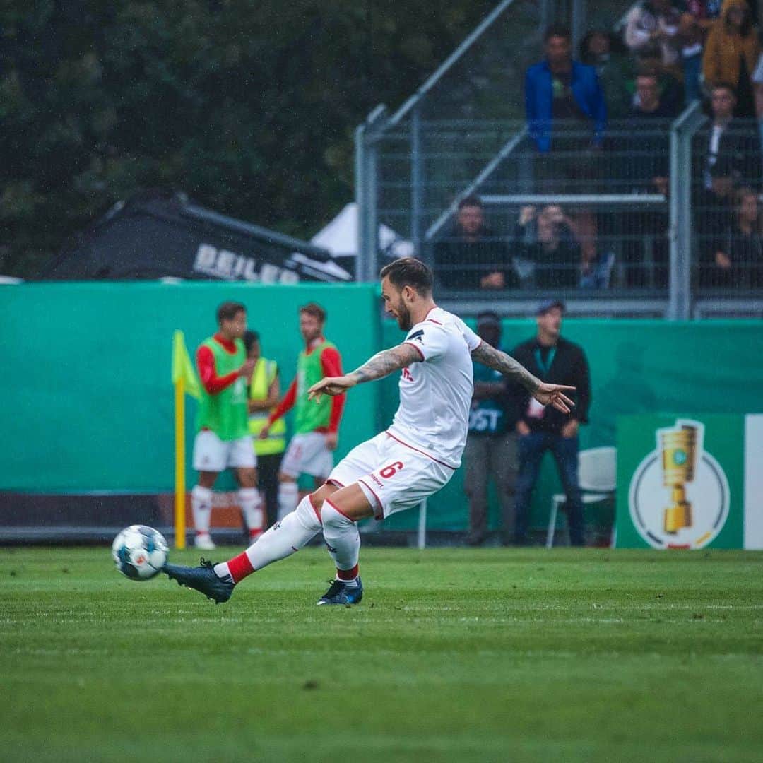 マルコ・ヘーガーのインスタグラム：「Next #round ✔️ @fckoeln  #dfb #pokal #cup #great #support #best #fans #blessed #positivevibes #köln #fc #together #team #effzeh #mh6 #liebedeinestadt」