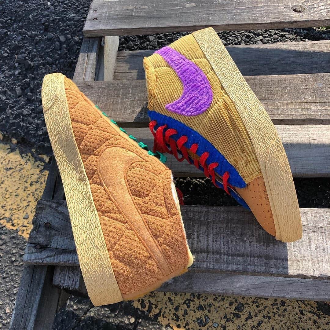 HYPEBEASTさんのインスタグラム写真 - (HYPEBEASTInstagram)「@hypebeastkicks: @cactusplantfleamarket has a new @nike By You collaboration, featuring the Blazer Chukka silhouette. Dubbed the “Sponge,” the sneakers appear to be fully-customizable as the brand touts that there are “117,649 options” when all of the various features are considered. It also boasts a chopped-off ankle collar and exposed lining for CPFM’s hallmark DIY aesthetic. Swipe for a better look at it. ⁠⠀ Photo: @deadhead」8月12日 15時43分 - hypebeast