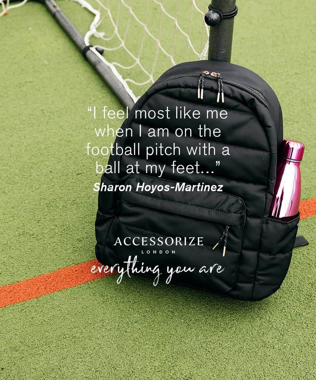 アクセサライズのインスタグラム：「At Accessorize, we’re celebrating #EverythingYouAre💫. For the you that takes centre stage, doing what you do best. But also for the sides of you that people don’t always see. Here’s to being different, unique and challenging perceptions in those everyday moments. Here’s to being authentically you!✌️ ~  As part of our new campaign, we’re meeting four unique #Accessorizers who are proud to be who they are. Stay tuned! ~ 🔍 Backpack: 7905350300 🔍 Bottle: coming soon 👀  Tap the link in the bio to discover more & shop now. #Accessorize #Accessorizer #EverythingYouAre」