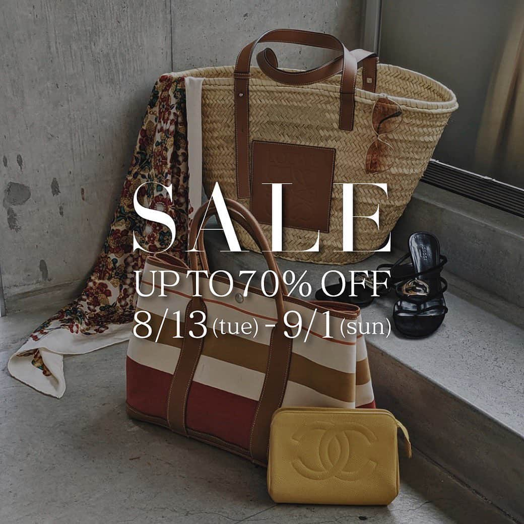 Ｈedyさんのインスタグラム写真 - (ＨedyInstagram)「【SALE!!】 . 代官山店舗にて "SUMMER SALE" を開催！ 期間中、セール対象商品がMAX70%OFFにてお買い求めいただけます！ . 【場所】 Hedy代官山店 . 【期間】 8/13(Tue)- 9/1(Sun) . 今すぐ使える夏アイテムをお得な価格でご購入いただけます。 皆さまのご来店お待ちしております❤︎ . ※いかなる場合でもキャンセル・ご返品・交換は不可となります。 ※バースデークーポンのご利用は頂けませんのでご注意ください。 . @hedy_worldwide #vintage #vintageshop #hedy #hedy_japan #エディ #bag #fashion #accessory #sale #hedysale」8月12日 17時01分 - hedy_vintage