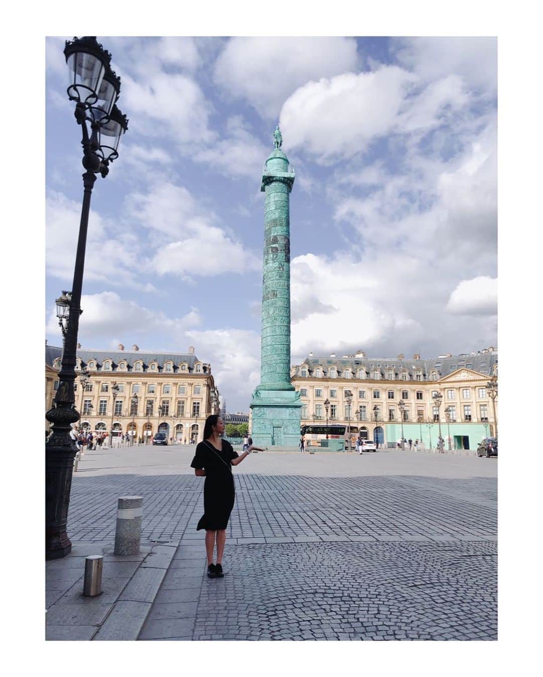 植田早紀さんのインスタグラム写真 - (植田早紀Instagram)「Memorial of space Vendôme♥︎ I want to come back in next year◡̈♥︎ ・ ・ ・#paris #placevendome」8月12日 17時10分 - sakipersil