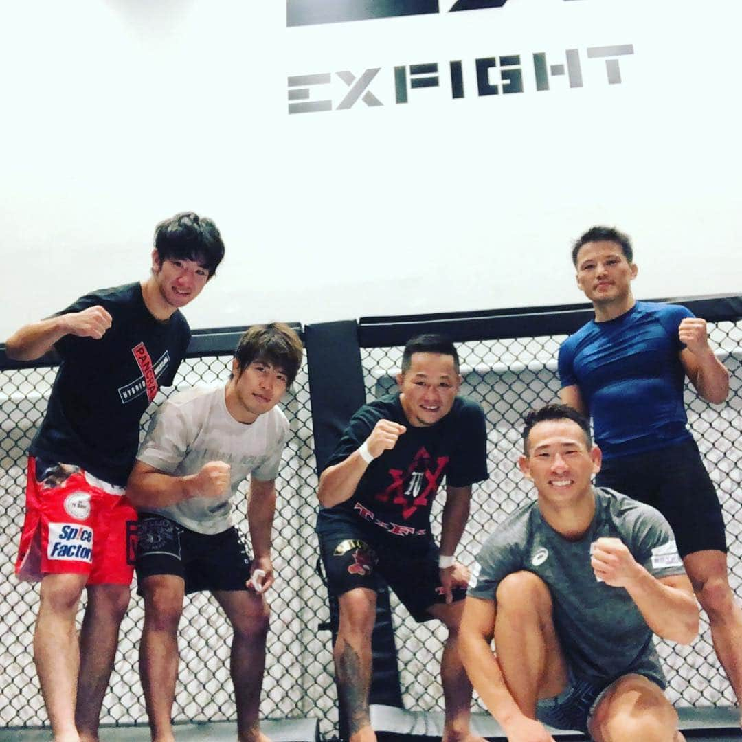 高谷裕之さんのインスタグラム写真 - (高谷裕之Instagram)「EXFIGHTプロ練習！！！ 良い練習が出来ました^_^ #ldhmartialarts #exfight #mmatraining」8月12日 17時20分 - takaya.evilfist