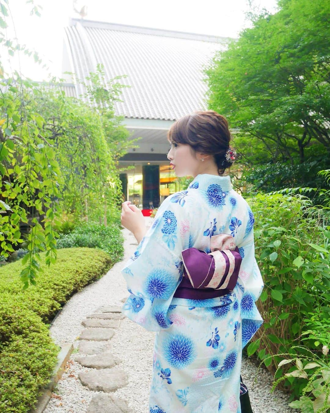 越馬千春さんのインスタグラム写真 - (越馬千春Instagram)「. . . 👘💓🎐 . . #浴衣 #👘 #yukata #目黒雅叙園 #雅叙園 #目黒 #浴衣デート #浴衣ヘア #ヘアアレンジ #日本 #japan #日本の夏 #summer」8月12日 17時44分 - chiharukoshiba