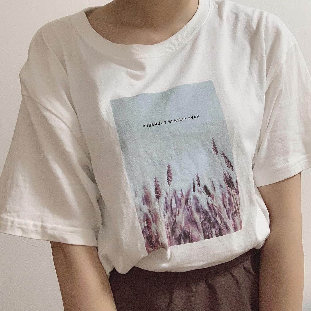 坂田莉咲さんのインスタグラム写真 - (坂田莉咲Instagram)「#プリントtシャツ #tシャツ」8月12日 17時47分 - sakata_risa