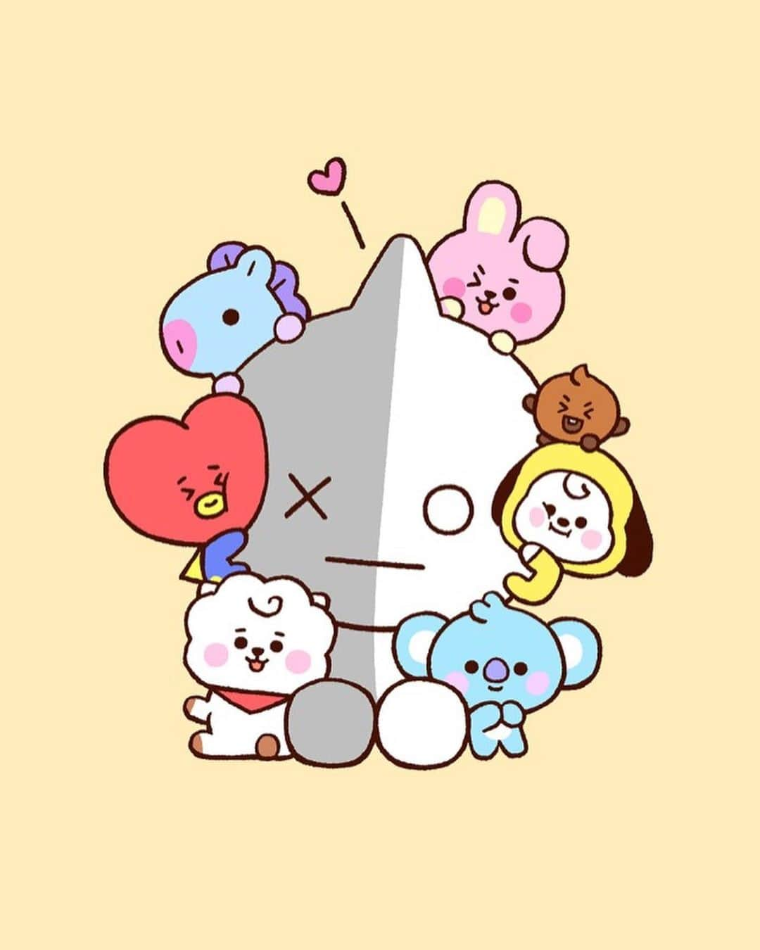 BT21 Stars of tomorrow, UNIVERSTAR!のインスタグラム