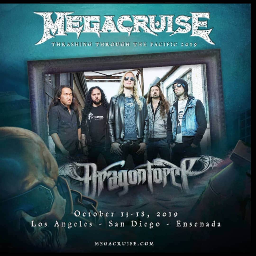 DragonForceさんのインスタグラム写真 - (DragonForceInstagram)「Only two months to go until Megacruise with a really cool line up of bands!  Dont worry if you dont like 'cruising' we also have the first  bunch of our USA shows right before it starting on september 24th! See tour dates in bio!」8月13日 5時46分 - dragonforcehq