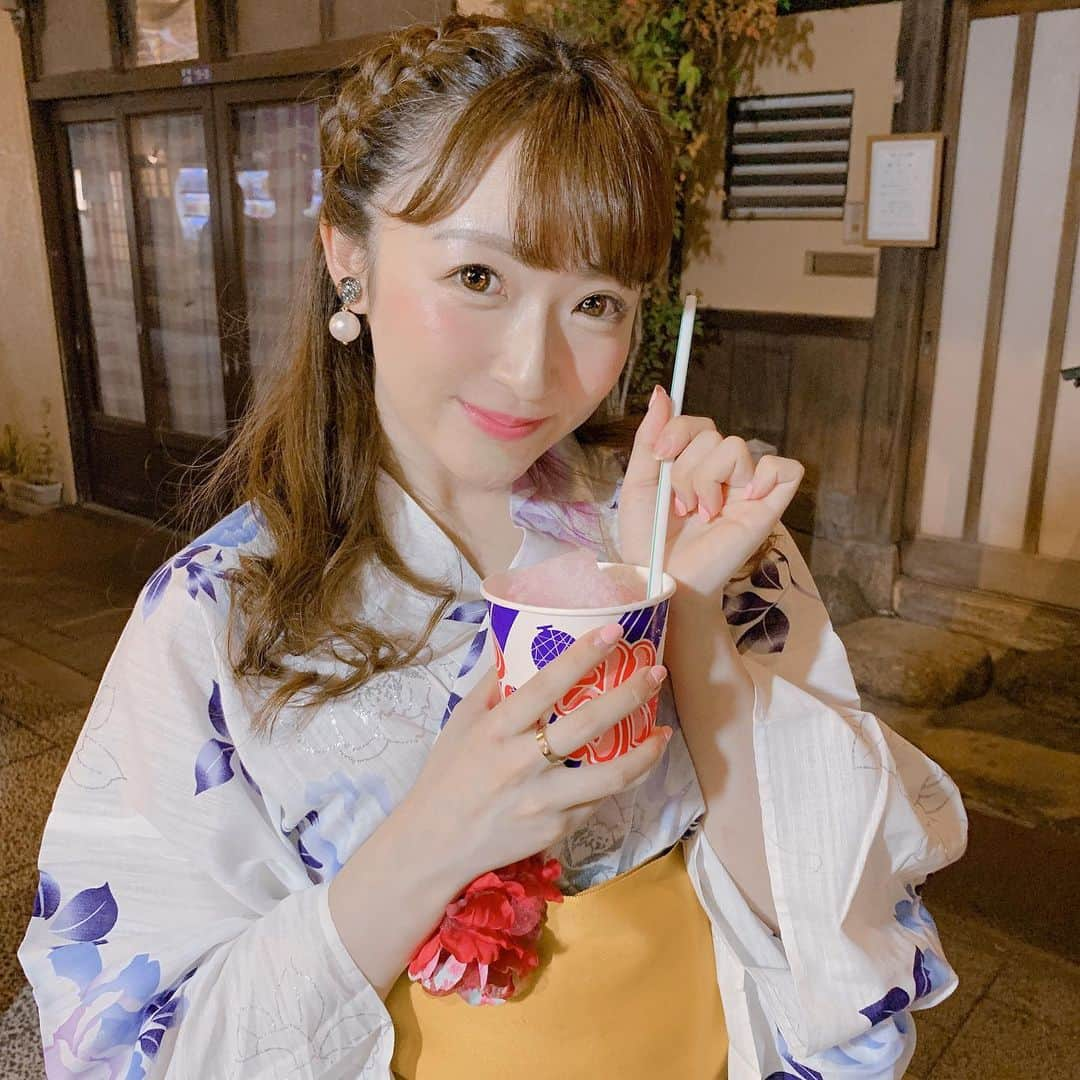 三村遙佳さんのインスタグラム写真 - (三村遙佳Instagram)「今年初の浴衣👘にお祭り❤︎﻿ どうかな〜？🥰 #お祭り #夏 #summer #vacation #浴衣 #花火 #ちんはる#お祭り #かき氷 #東京 #夏 #浴衣」8月13日 5時43分 - mimuraharuka_1027