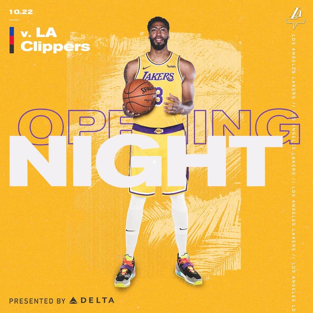 Los Angeles Lakersさんのインスタグラム写真 - (Los Angeles LakersInstagram)「#LakeShow vs. Everybody  Schedule presented by @delta」8月13日 4時31分 - lakers