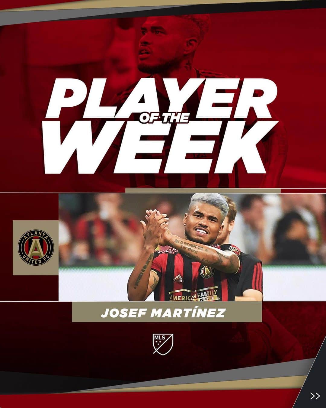 Major League Soccerさんのインスタグラム写真 - (Major League SoccerInstagram)「Two goals and another MLS record to his crown. @josefmartinez17 is the Player of the Week! 👑」8月13日 5時00分 - mls