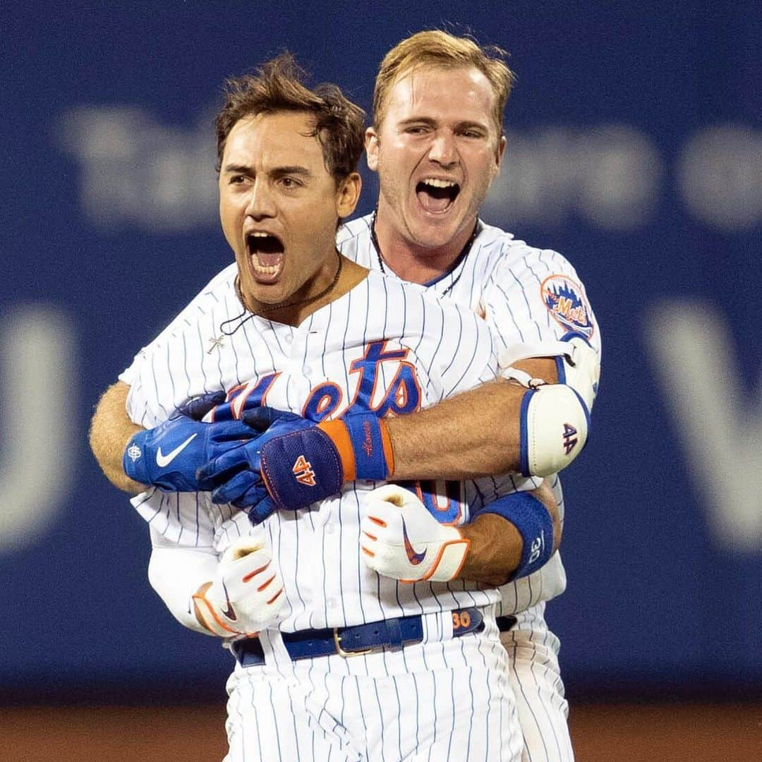 ニューヨーク・メッツさんのインスタグラム写真 - (ニューヨーク・メッツInstagram)「Fired up to start a new streak. 🔥 #Mets #LGM」8月13日 5時37分 - mets