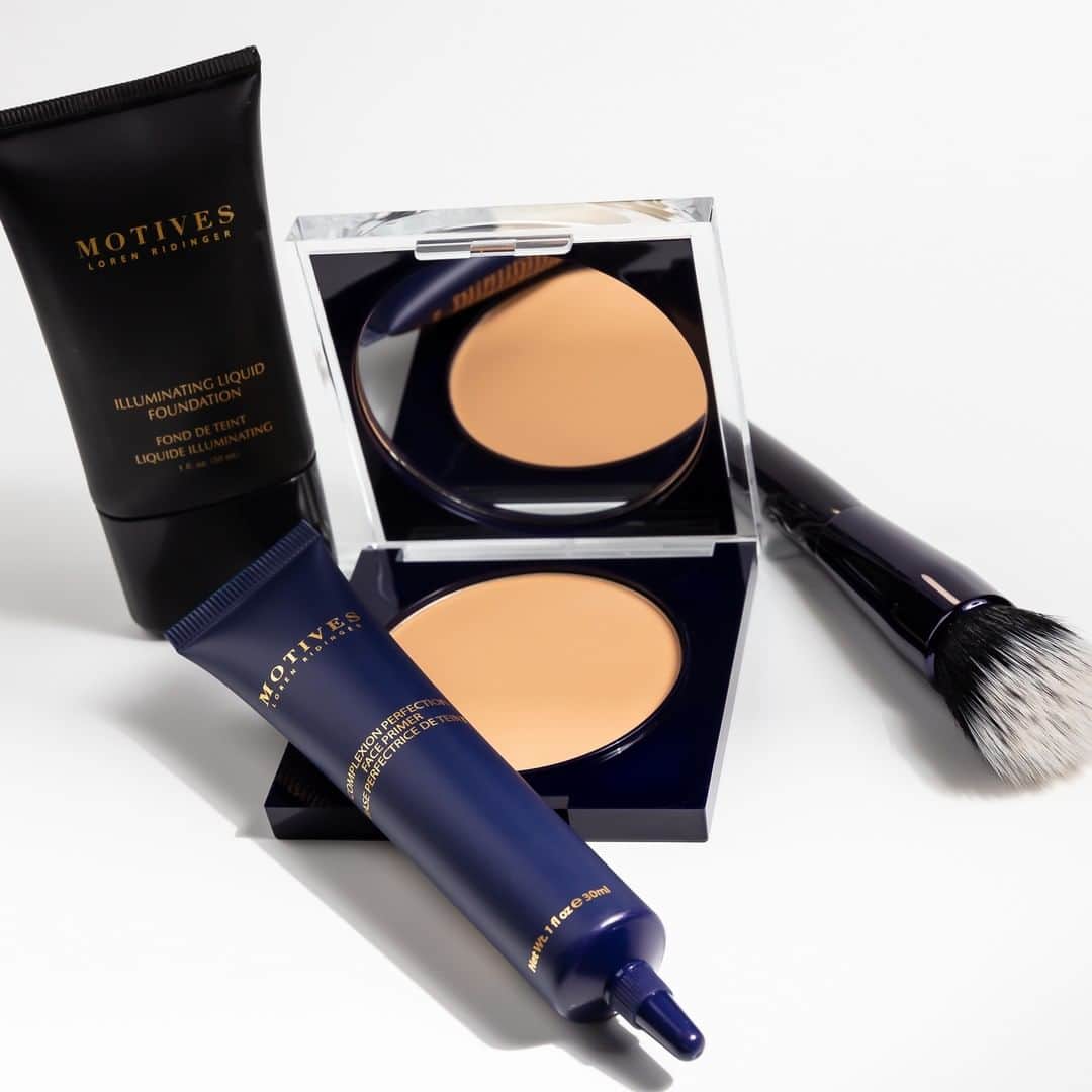 Motives Cosmeticsさんのインスタグラム写真 - (Motives CosmeticsInstagram)「Prime, Foundation, Set, as easy as 1-2-3. What is your holy grail Motives primer, foundation, powder combo? . . . . #motives #motivescosmetics  #mua #makeuplove #makeupartist  #makeupadict #makeupobsessed  #foundation #foundationforall #powder #primer」8月13日 5時30分 - motivescosmetics