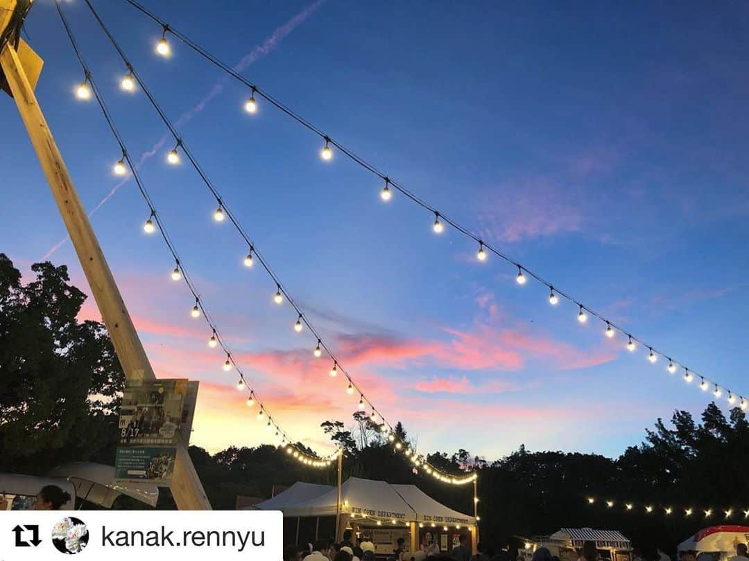 EINSHOP／アインショップさんのインスタグラム写真 - (EINSHOP／アインショップInstagram)「#Repost @kanak.rennyu with @get_repost ・・・ 夕焼けが綿あめと同じ色だった。 . 汗2Lは絶対出た！！ #オープンデパート夜市 #ムサシオープンデパート」8月12日 21時03分 - 634asaichi