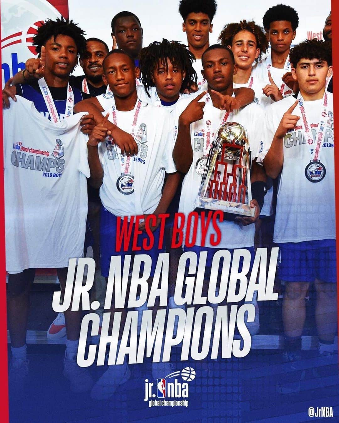 NBAさんのインスタグラム写真 - (NBAInstagram)「Congrats to the 2019 #JrNBAGlobalChampionship winners! (via @jrnba)」8月12日 21時17分 - nba