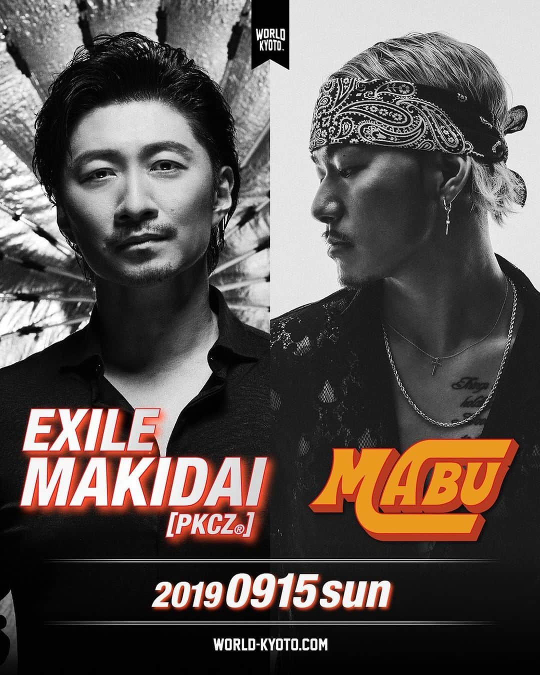 DJ SANCONさんのインスタグラム写真 - (DJ SANCONInstagram)「9月15日祝日前 @worldkyoto  はスペシャルです！  9/15(SUN) NY19-SPECIAL-  GUEST DJ：EXILE MAKIDAI (PKCZ®) GUEST：MABU RESIDENTS DJ：SANCON / CHIBA-CHUPS / SANMA / SOTARO MC：G-FACE ＜BARSEX ROOM2＞ MUSIC SELECTOR：MJ-MICHI  Time: 9:00pm – 5:00am ADV▷2500YEN(Includes 1Drink) DOOR▷3000YEN(Includes 1Drink)  チケット情報 【LAWSON ticket】 0570-084-005(L-code:52466) 【iFLYER】 https://iflyer.tv/en/event/317247/  #makidai #exilemakidai #MABU」8月12日 21時28分 - djsancon