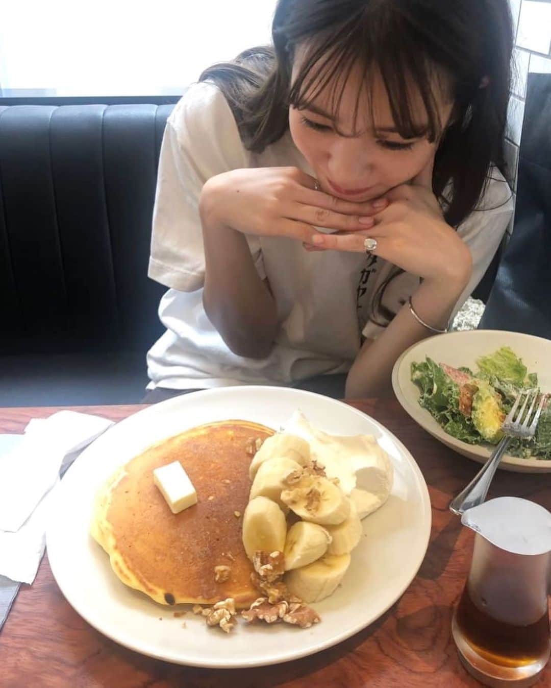 横田真悠さんのインスタグラム写真 - (横田真悠Instagram)「☺︎☺︎☺︎ 美味しいものを毎食食べて熱中症には気をつけて、元気に行きましょう！🥝」8月12日 21時48分 - yokota_mayuu