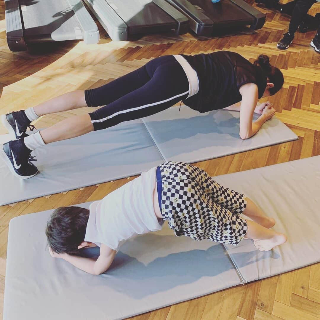 RINAさんのインスタグラム写真 - (RINAInstagram)「今日のトレーニング💪😆」8月12日 21時56分 - rina_karina0417