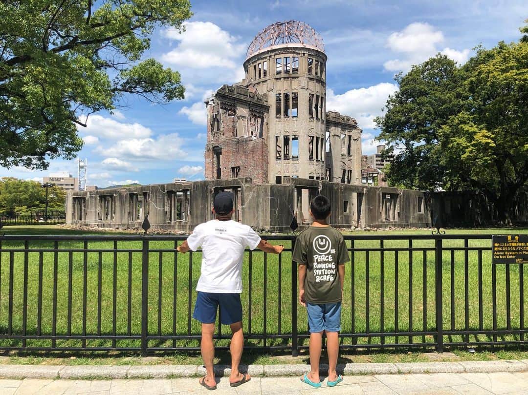 のインスタグラム：「We wish for world peace 🙏 #atomicbombdome #peace #love #nowar #fightwarnotwars #son #戦争で戦うな戦争と戦え」