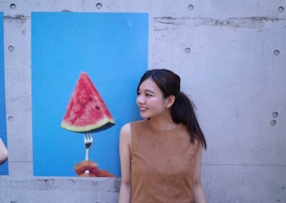 にわみきほさんのインスタグラム写真 - (にわみきほInstagram)「🍉🍉🍉」8月13日 0時12分 - mikiho_niwa