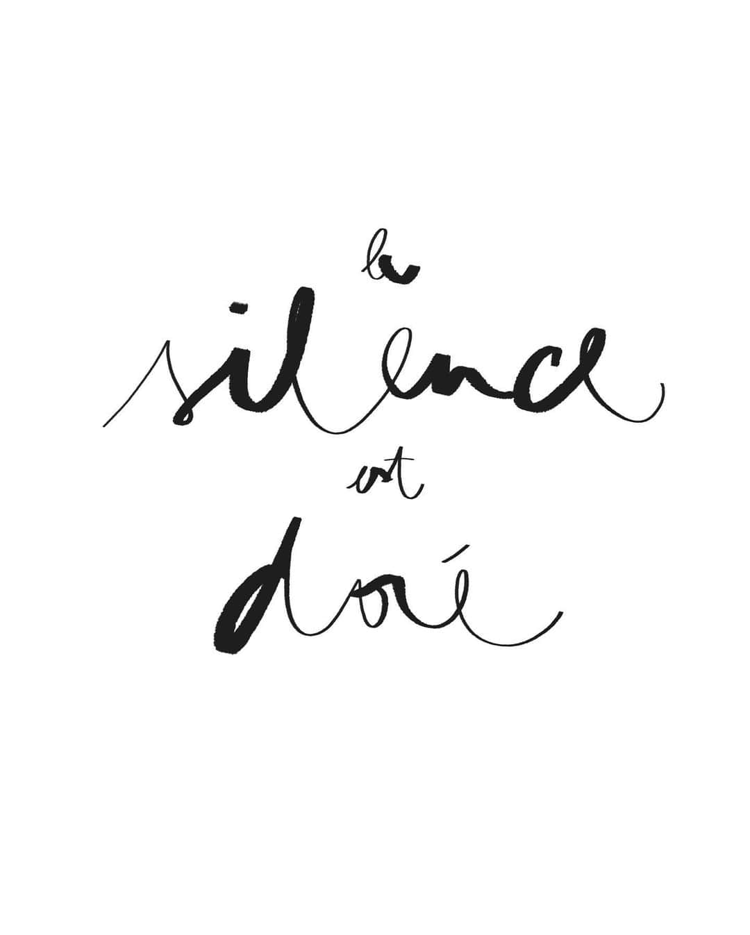 のインスタグラム：「This week I’m going on my first silent retreat. 🤪🤪🤪🤪🤪🤪🤪🤪🤪🤪🤪🤪🤪🤪🤪 . That’s exactly how I feel. Not only because this month of August - which I thought was going to be quiet and wonderfully boring -  actually turned out to be a long series of parties and trust me I leaned in to the fun and did the opposite of noble silence and I am a bit 1/ hungover 2/ scared of the culture shock... . But also because it’s the first time of my life I’m gonna zip it for more than a few moments. And sit for hours in meditation. And by zip it I’m not just saying not talk. I won’t talk, won’t read or write, and of course will drop my phone entirely. .  All right - not gonna talk about it too much yet (mouahahaah!), so, just bye for now!!! . . .  PS “Le silence est d’or” means “silence is gold” and I tweaked it a little because I couldn’t resist putting a little Doré ego in there 🤔🤔🤔 way to go, G, way to go.」