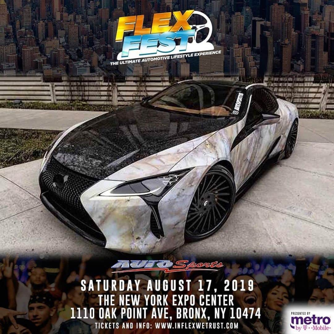 ファンクマスター・フレックスさんのインスタグラム写真 - (ファンクマスター・フレックスInstagram)「#Repost @flexfestofficial ・・・ FLEX FEST 2019 presented by @metrobytmobile 🔥 . GET YOUR TICKETS ON INFLEXWETRUST.COM . ‪ 𝙏𝙄𝘾𝙆𝙀𝙏𝙎 & 𝘾𝘼𝙍 𝙎𝙃𝙊𝙒 𝙍𝙀𝙂𝙄𝙎𝙏𝙍𝘼𝙏𝙄𝙊𝙉 𝙄𝙉 𝘽𝙄𝙊: - GENERAL ADMISSION = $40 - VIP (INCLUDES ARTIST/VIP LOUNGE ACCESS, BALCONY ACCESS, & FAST ENTRY)= $150 . 𝙁𝙐𝙉𝙆 𝙁𝙇𝙀𝙓 𝘼𝙇𝙊𝙉𝙂𝙎𝙄𝘿𝙀: ‪FRENCH MONTANA‬ ‪DJ KHALED‬ TYRESE A$AP FERG ‪FAT JOE‬ TRIPPIE REDD HIGHBRIDGE THE LABEL LIL TJAY ERIC B & ‪RAKIM‬ CURREN$Y POP SMOKE AMBJAAY . TRACKS BY LIT DIGITAL DJS: BOBBY TRENDS, DJ RED ALERT, CHUCK CHILLOUT DJ SPAZO, DJ HR, TAT WZA . - CAR/TRUCK/MOTORCYCLE SHOW - FOOD TRUCKS - VENDORS . SATURDAY - AUG 17 ‬ The New York Expo Center📍 . @funkflex @joejaxson @d1320don @brianesr  #FlexFest  #FlexFest2019  #funkflex #newyorkexpocenter  #nyccarshow #nyc」8月13日 0時34分 - funkflex