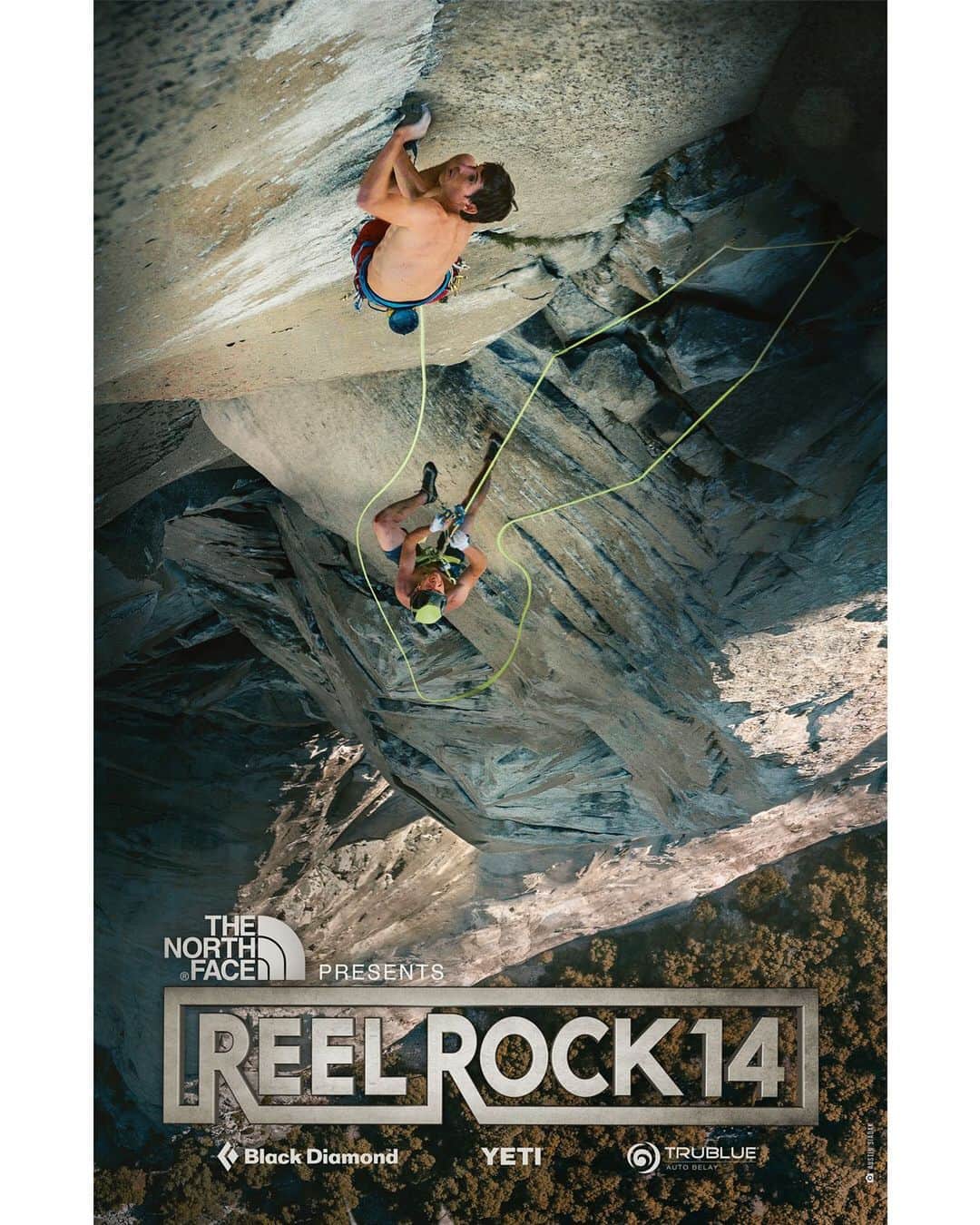アレックス・オノルドのインスタグラム：「@tommycaldwell posted this picture from this year’s @reelrock and it got me so psyched that I’m sharing it too. Pretty excited for Reel Rock this year - it’s featuring Tommy and my effort to go sub 2 hours on the Nose (among a few other good films). Incredible photo by @austin_siadak.」