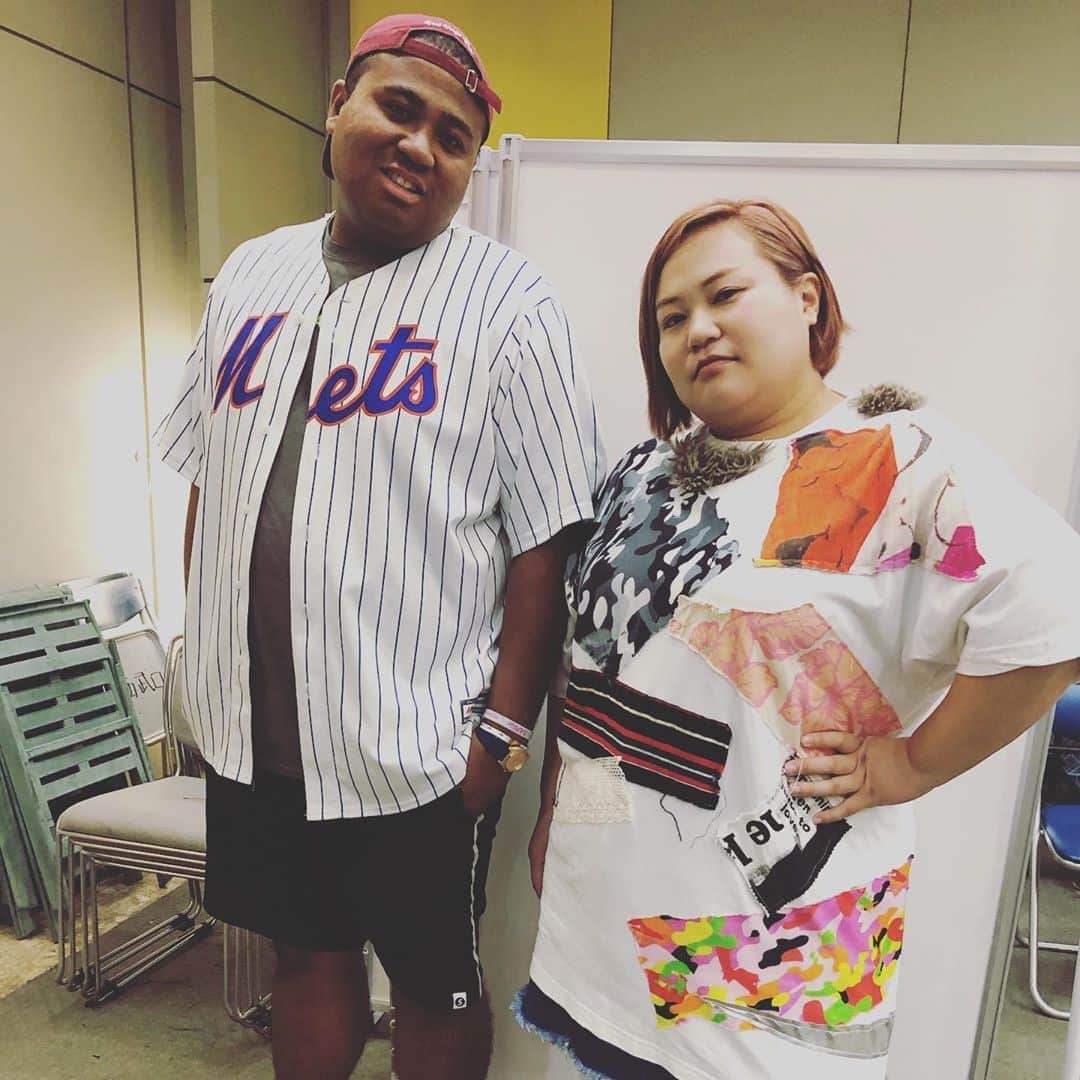 アントニーのインスタグラム：「ゆいぴーとあんぴー  #同期 #プロレスラーカップル？？ #ゆいぴー仕上がり過ぎてる #ライバルは佐々木健介北斗晶夫妻 #マジ痩せたい」