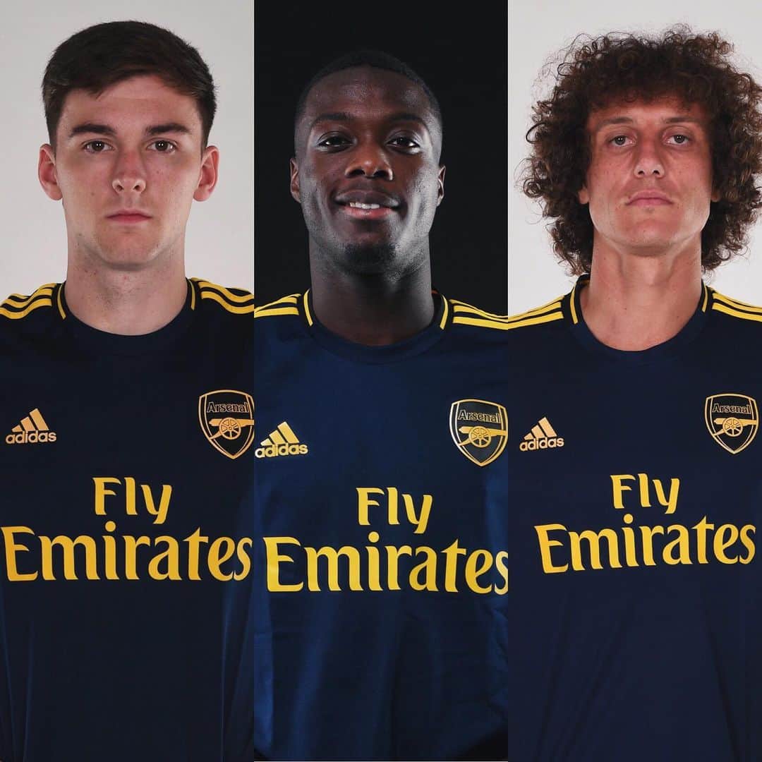 アーセナルFCさんのインスタグラム写真 - (アーセナルFCInstagram)「Tierney x Pepe x David Luiz ⁣ ⁣ New third shirt exclusively available from Arsenal and adidas until August 18th⁣ ⁣⁣⁣⁣ #Arsenal #Tierney #Pepe ⁣ #DavidLuiz #AFC⁣ #PL」8月13日 1時20分 - arsenal