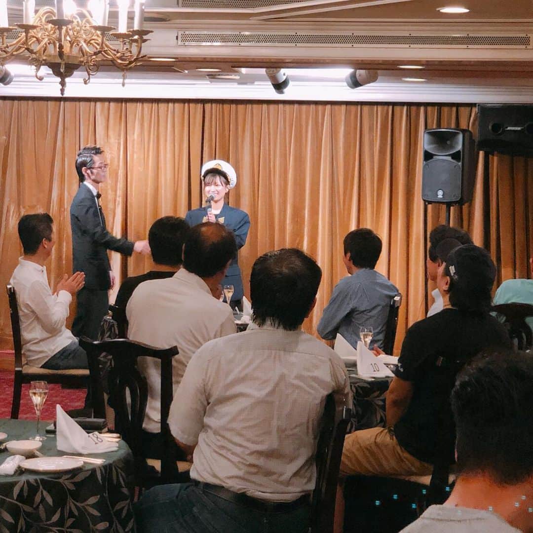 星野みちるさんのインスタグラム写真 - (星野みちるInstagram)「東京ヴァンテアンクルーズでのライブ、ありがとうございました！！ 船長さんに変身しました(#^.^#) 吉良都んと山下あすかさんと皆んなで制服着ちゃった♪( ´▽｀) #クルーズ船」8月13日 1時51分 - hoshinomichiru
