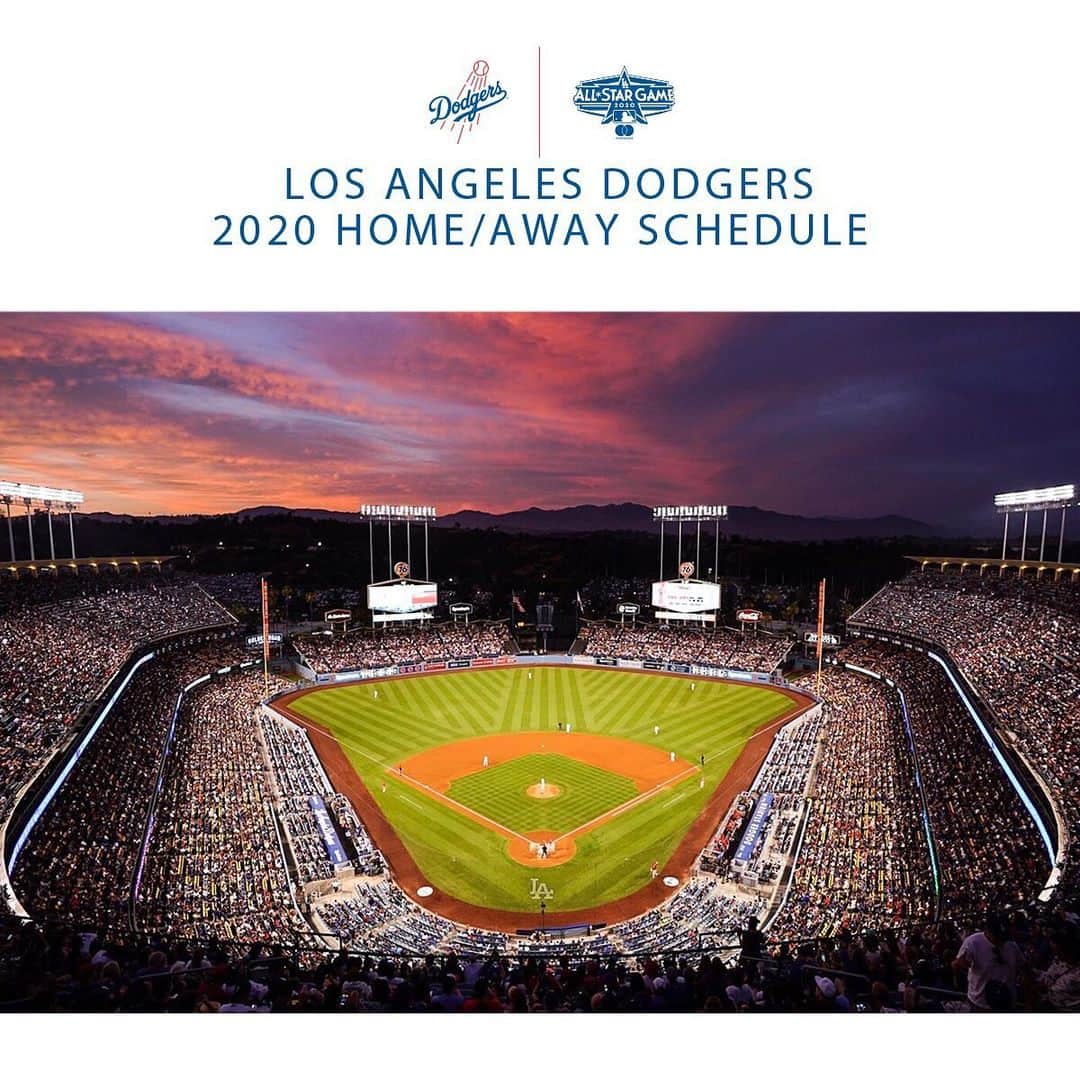 Los Angeles Dodgersさんのインスタグラム写真 - (Los Angeles DodgersInstagram)「‪Mark your calendar! ‬  The 2020 season schedule is here. Which series should we mark you down for? ‬」8月13日 2時19分 - dodgers