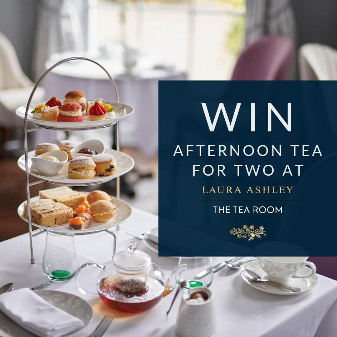 ローラアシュレイのインスタグラム：「COMPETITION ✨ In celebration of #NationalAfternoonTeaWeek we’re giving you the chance to win an Afternoon Tea treat for two at one of our @LauraAshleyTheTeaRoom venues! . To be in with a chance to win, all you have to do is: . 1. Like this photo 2. Follow @LauraAshleyUK and @LauraAshleyTheTeaRoom 3. Tag a friend you would love to dine with! . You may tag multiple accounts for extra chances to win, but it must be a new person each time. . T&Cs apply. 1 Winner will be announced after 10 am on 16/08/19. UK entrants only. Travel not provided. http://bit.ly/LA_TCs」